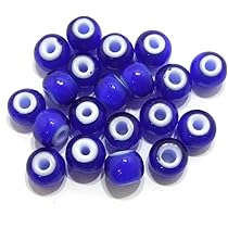 Amazon | 【Re・Best】7mm インディアンビーズ 【青 / 20粒】 7~8mm